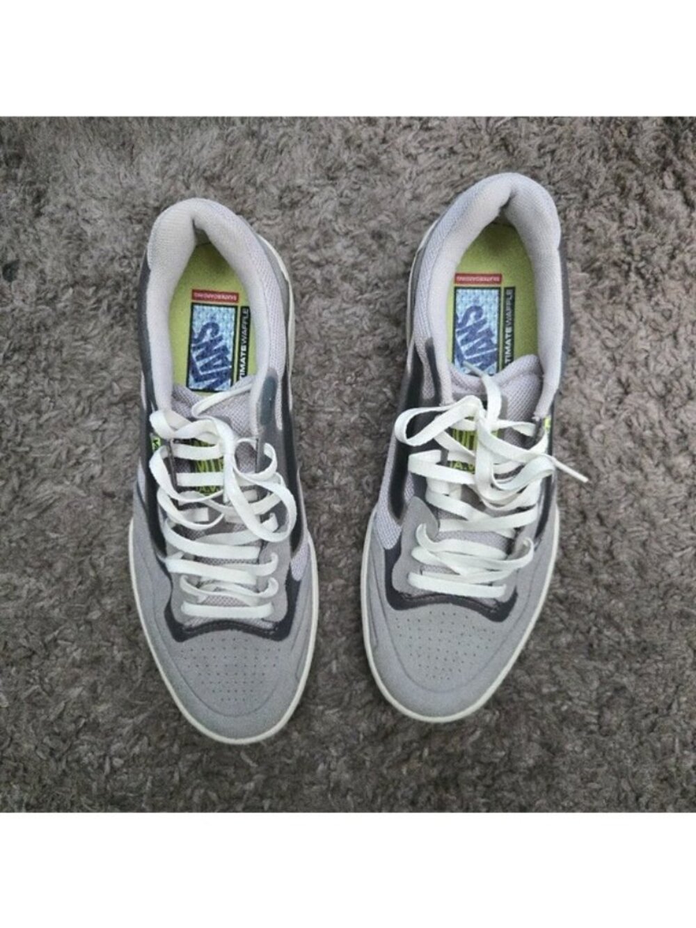 Vans Skate Pro Ave 2 Men Size 7 Medium Grey And White Ultimate waffle 0826 - Picture 3 of 8